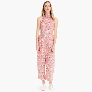 J Crew High-neck Liberty Josephine Floral Jumpsuit